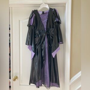 Black and Purple Gothic Dress